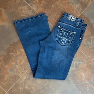 Girls cowgirl hardware jeans size 9